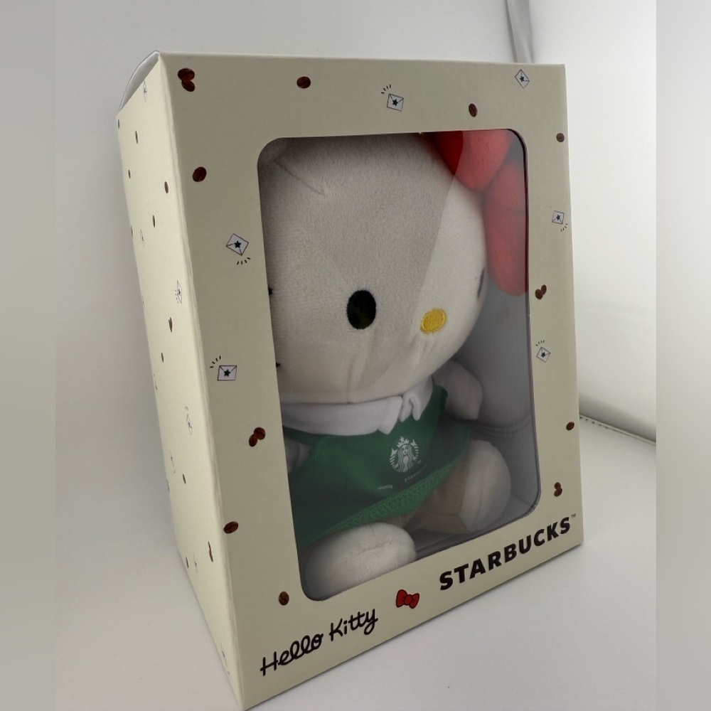 Starbucks x Hello Kitty Limited Edition Barista Boxed Plush doll - Picture 6 of 6